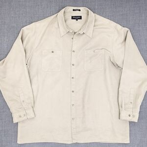 Brandini 100% Polyester Cream Faux Suede Like Material. Made in Hong Kong.